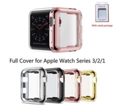 For iWatch Watch Series 3 2 1 Color Protector Cover Case with Screen 38mm 42mm