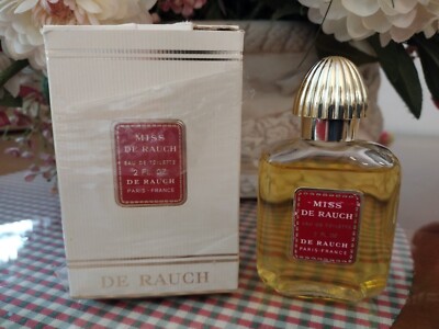 Madeleine De Rauch Paris France MISS DE RAUCH EDT 2 Fl Oz. NEW In Box