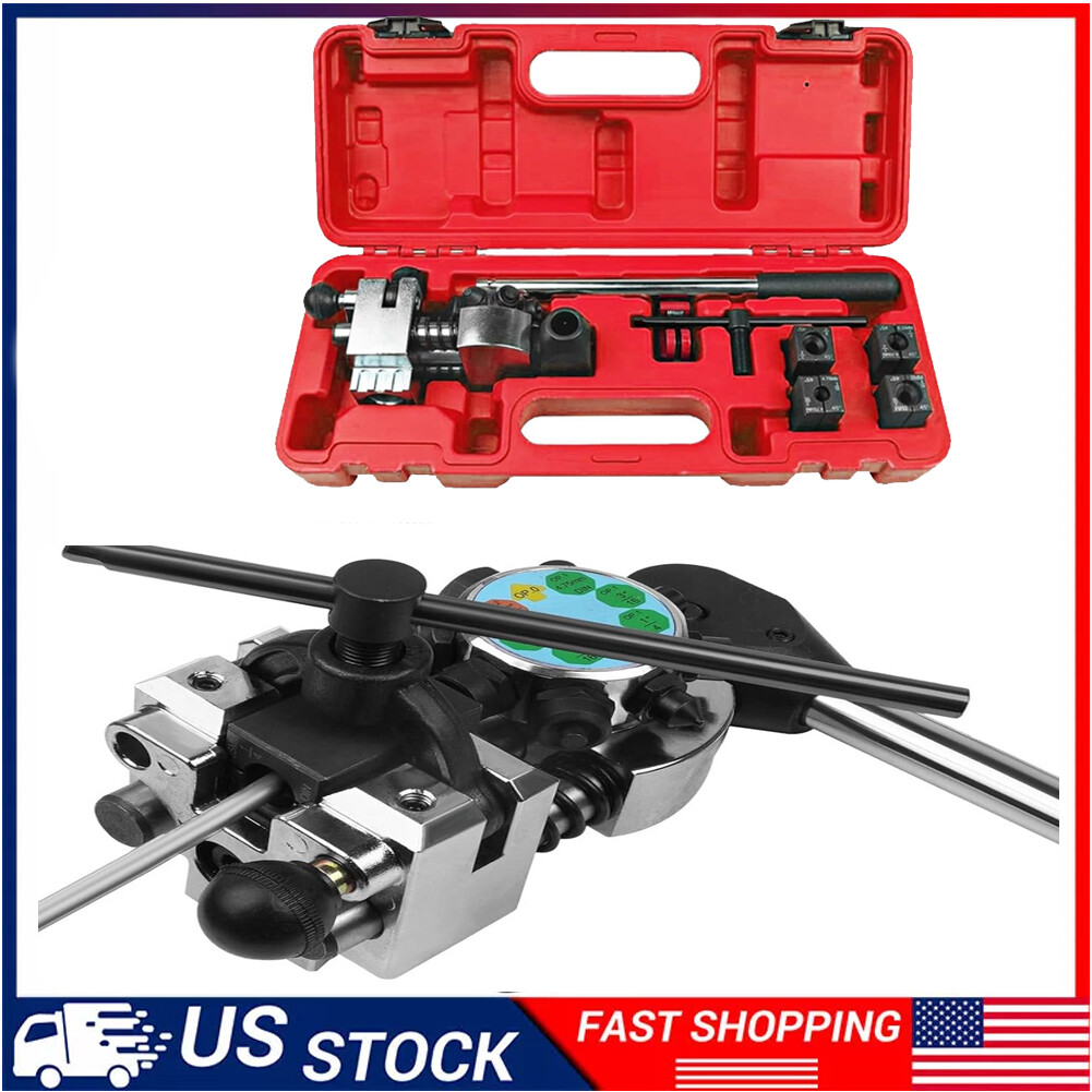 Brake Line and Tubing Flaring Tool 45 Degree Set - Single, Bubble, Double Flares
