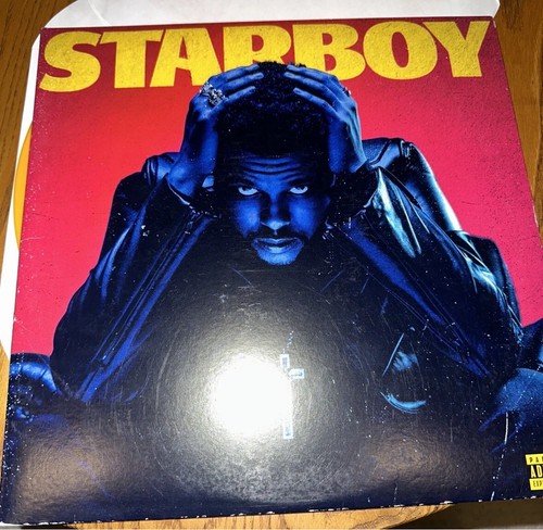 THE WEEKND Starboy *YELLOW* ORIG 2017 Vinyl Record 2LP Limited Edition - Picture 2 of 2