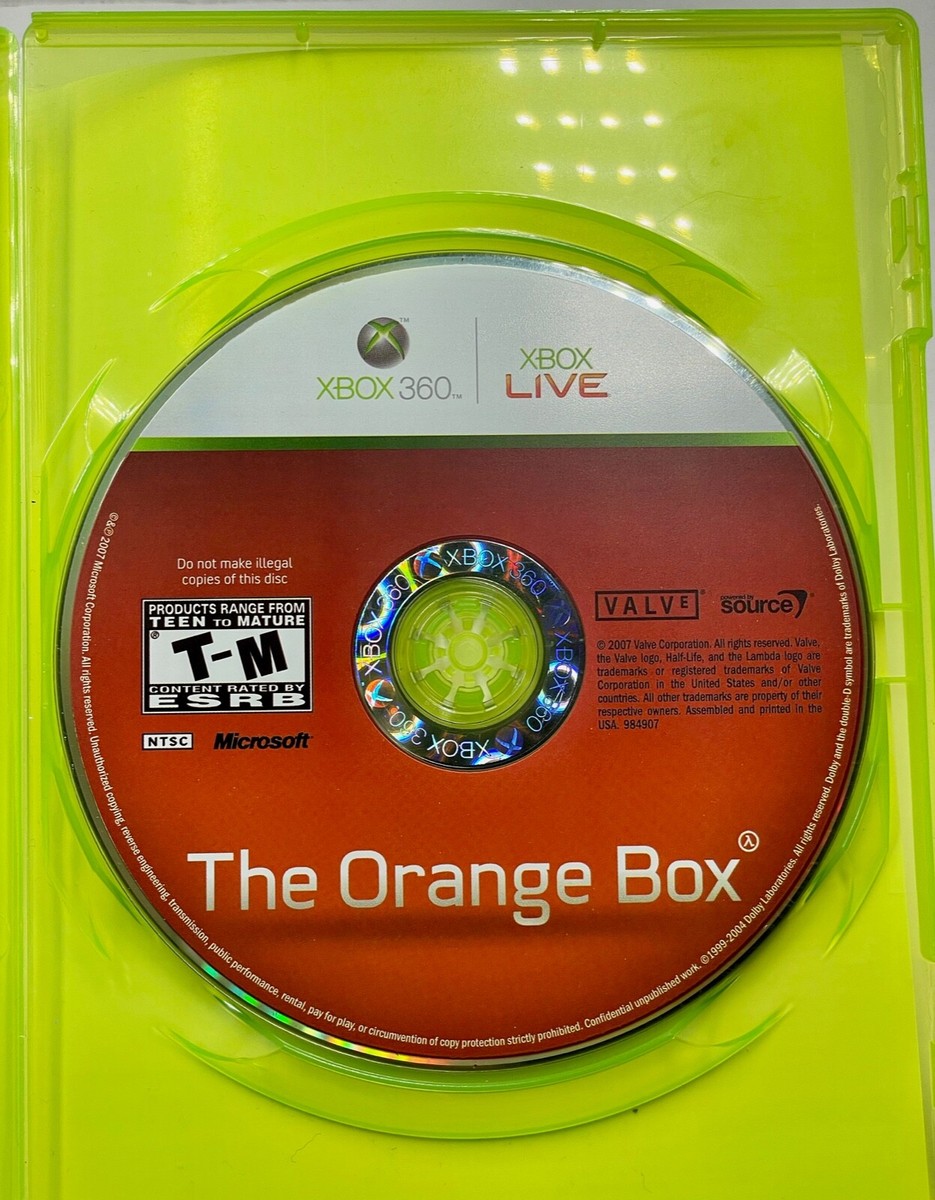 The Orange Box Half Life 2 Xbox 360 - FRENCH Tested Works CIB