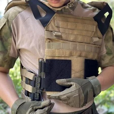 MOLLE Quick Release Buckle Set Tube Cummerbund Adapter for Tactical Vest 1 Pair