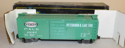 Weaver Trains Pittsburgh & Lake Erie vagón de carga verde jade #22167 3 rieles #2012 nuevo en caja | Condition: Used