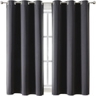 Grommet Blackout Curtains for Bedroom and Living Room - 2 Panels Set Thermal Ins
