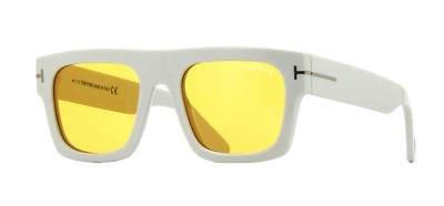 Tom Ford FAUSTO FT 0711 Ivory/Brown (25E) Sunglasses  