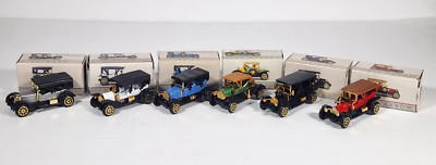 Reader's Digest Cars 1:64 Lot Of 6 Die cast Ford Model T Buick Pierce Arrow