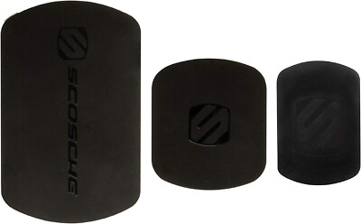 SCOSCHE MagicMount Magnetic Mount Replacement Plate Kit - BLACK
