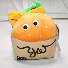 Yummy World Hamburger 13" Plush - Kidrobot Cheesburger, Lettuce, Onions, Bun