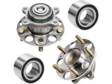 Front and Rear Wheel Hub and Bearing Kit For 06-11 Honda Civic EX EX-L FB24P7