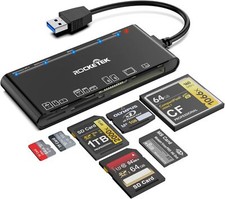 USB 3.0 Multi Card Reader for SD/Micro SD/TF/XD/CF/MS - 7-in-1 Memory Card Re...