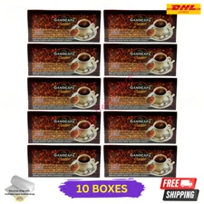 10 x Ganocafe Classic Gano Excel Cafe Coffee Ganoderma Lucidum 30 Sachets