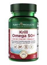 Purity Products Krill Omega 50+ - 60 Softgels