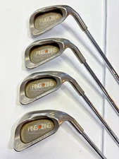 Ping Zing Orange Dot Irons  Partial Set Includes  6 7 8 & W KT-M Steel Shafts RH