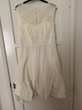 Ariella Tea-Length Wedding Dress Size 14 UK