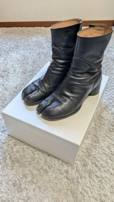 Maison Margiela Men's Tabi Heel Boots Size 40 Black Beautiful | eBay