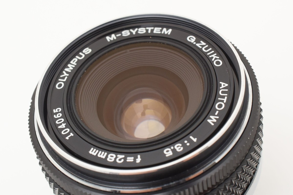 EXC+5] OLYMPUS OM-System G.Zuiko Auto-W 28mm f/3.5 MF Lens from
