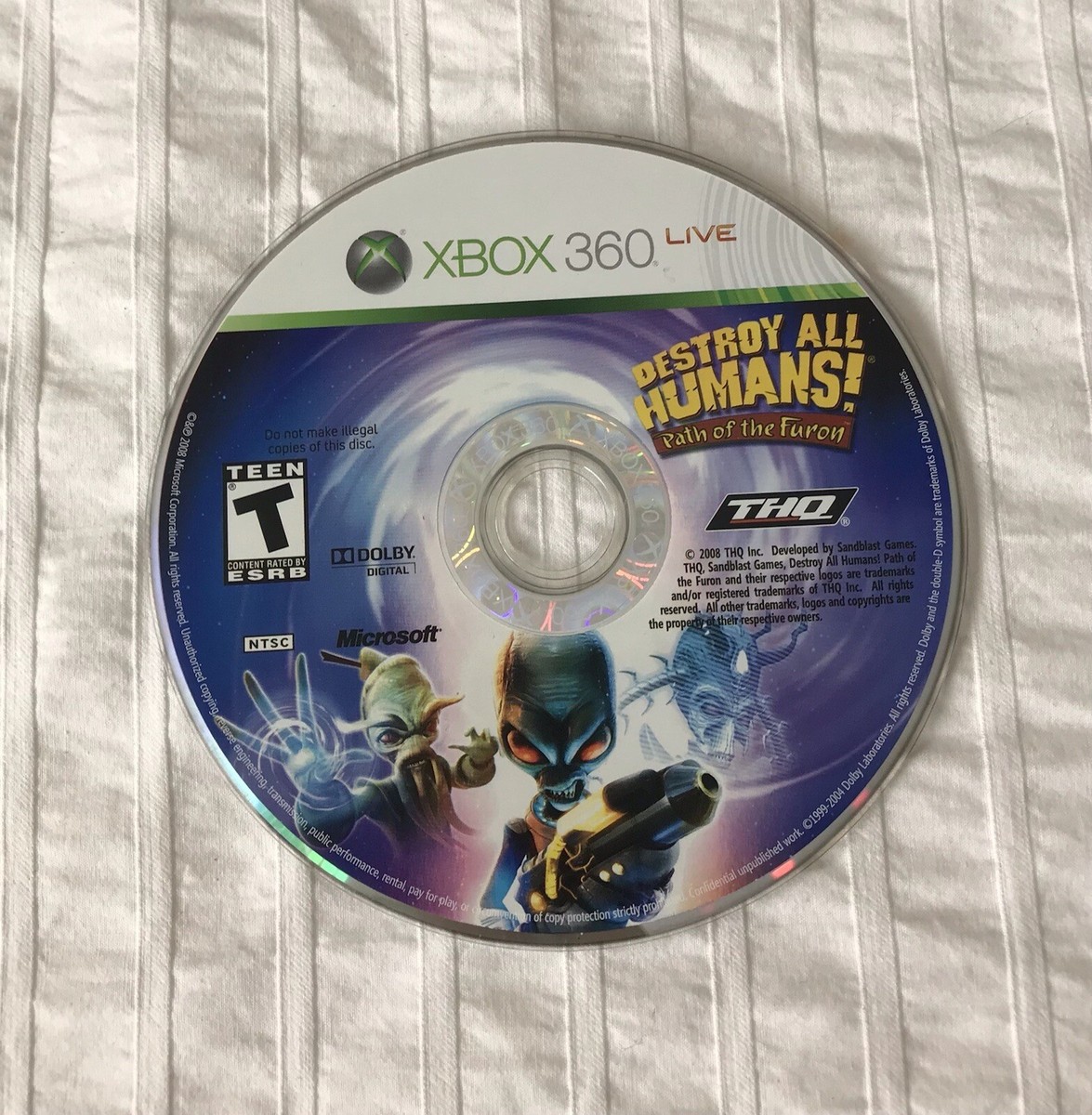 【新品未開封】xbox360 destroy all humans! Destroy All Humans Path of the Furon (Microsoft Xbox 360