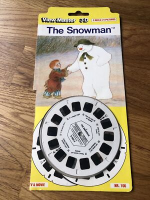 #ad The Snowman View master Reel Set Raymond Briggs D262E International Shipping GBP 129.99