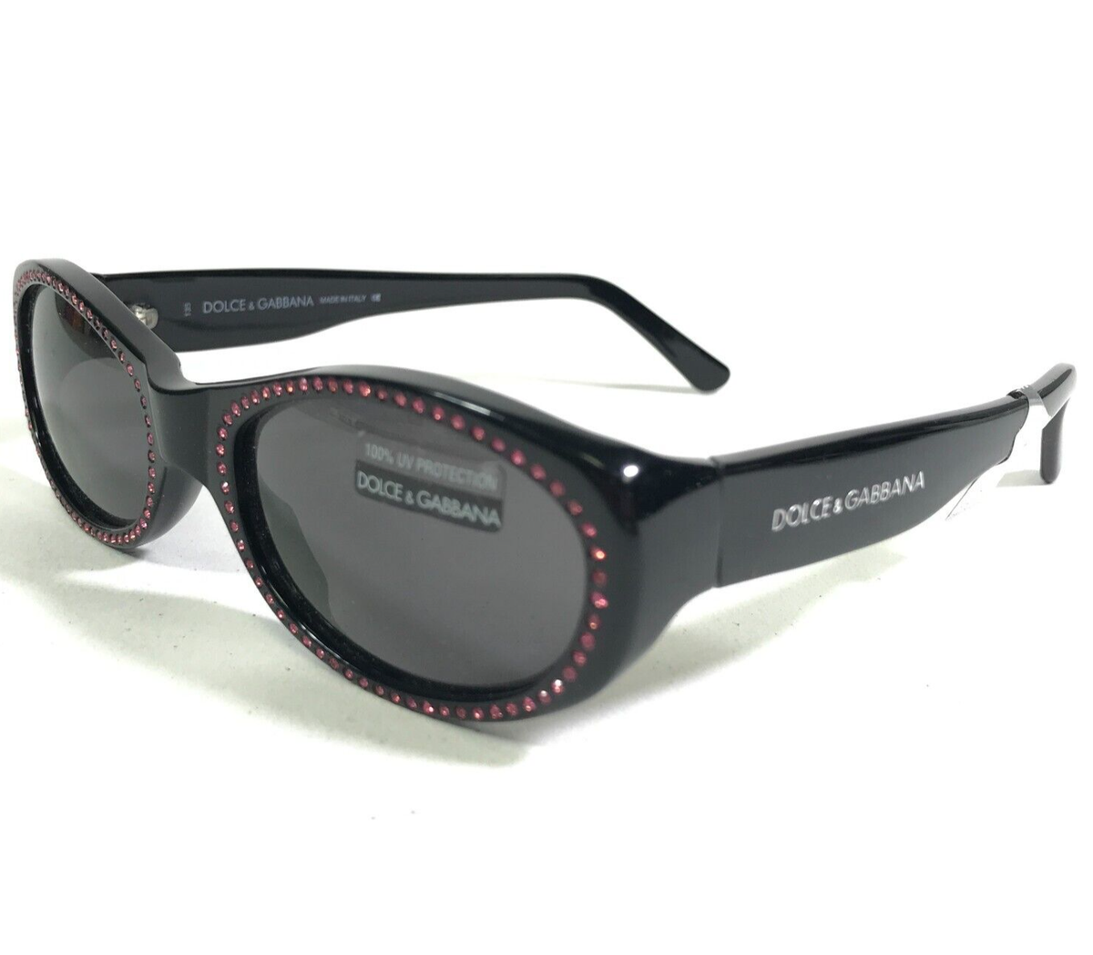 Dolce & Gabbana Sunglasses DG 533S 424 Black Pink Crystals 