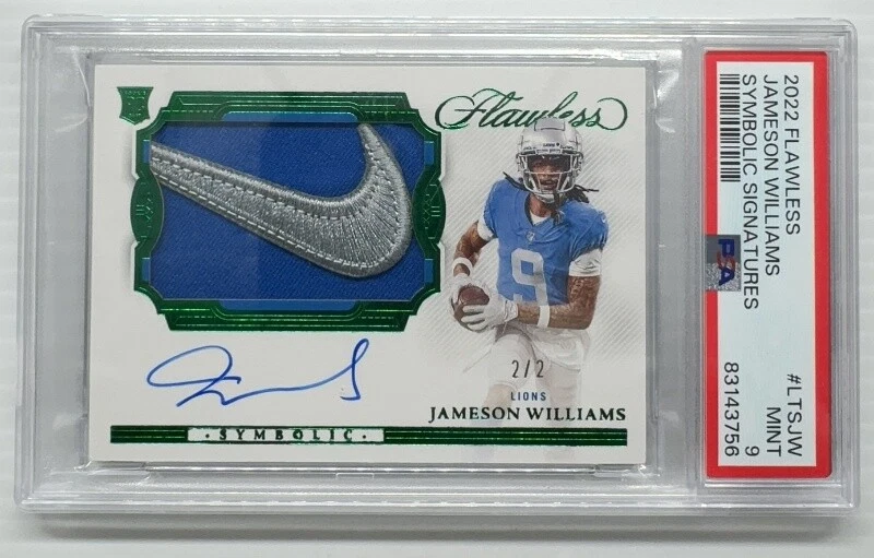 Jameson Williams Panini Flawless Symbolic Signatures #LTSJW Base