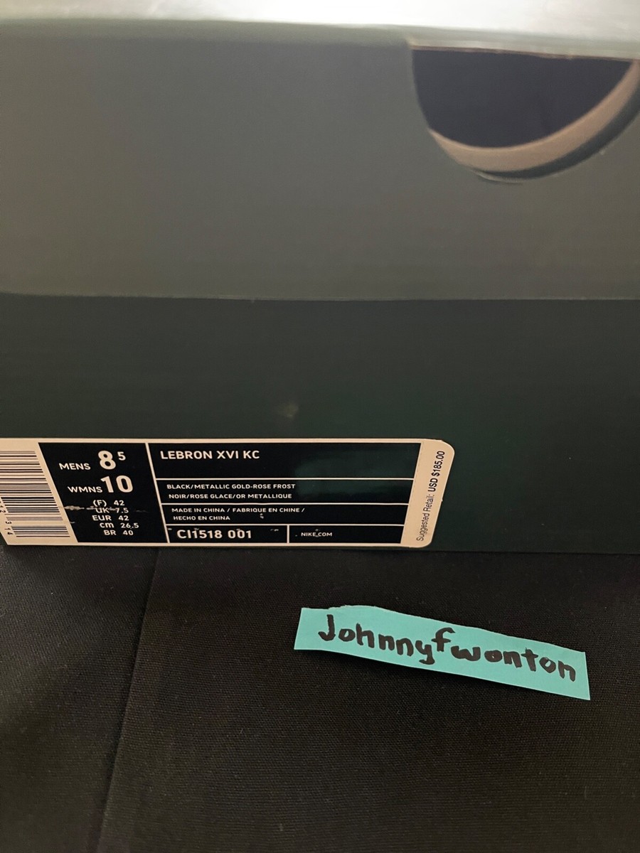 Nike LeBron 16 Watch the Throne size men's CI1518-001 wtt