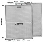 2 x Cooker Hood Filter Mesh Non Universal Vent Filters 318 x 258mm Extractor Fan