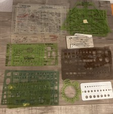 Vintage RapiDesign Herman Miller Staedtler Pickett Hobart Drafting Templates 20