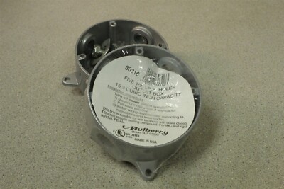 NEW Mulberry 3016 5.5'' IPS Holes Outlet Box 15.3 cubic'' capacity*FREE SHIPPING*