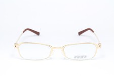 MATSUDA 14150 GP 48-18 Original Vintage Eyeglasses Frame Small Lens Japan Gold