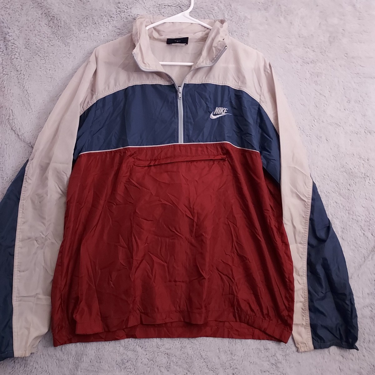 Vintage Nike Jacket Mens Large Windbreaker Colorblock Packable