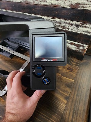 87 to 93 S10 Dash Hvac Controls Replacement mount for Holley 3.5 inch screens.