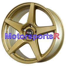 18 18x7.5 Et 38 Xxr 535 Gold Concave Wheels Rims 5x100 13 18 Subaru Brz 08 Wrx