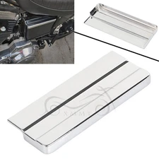 Motorcycle Chrome Battery Top Cover For Harley Sportster XL 1200 883 1982-1996