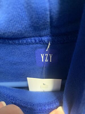 YZY Yeezy x Gap Hoodie Blue Size Youth LARGE NWT | eBay