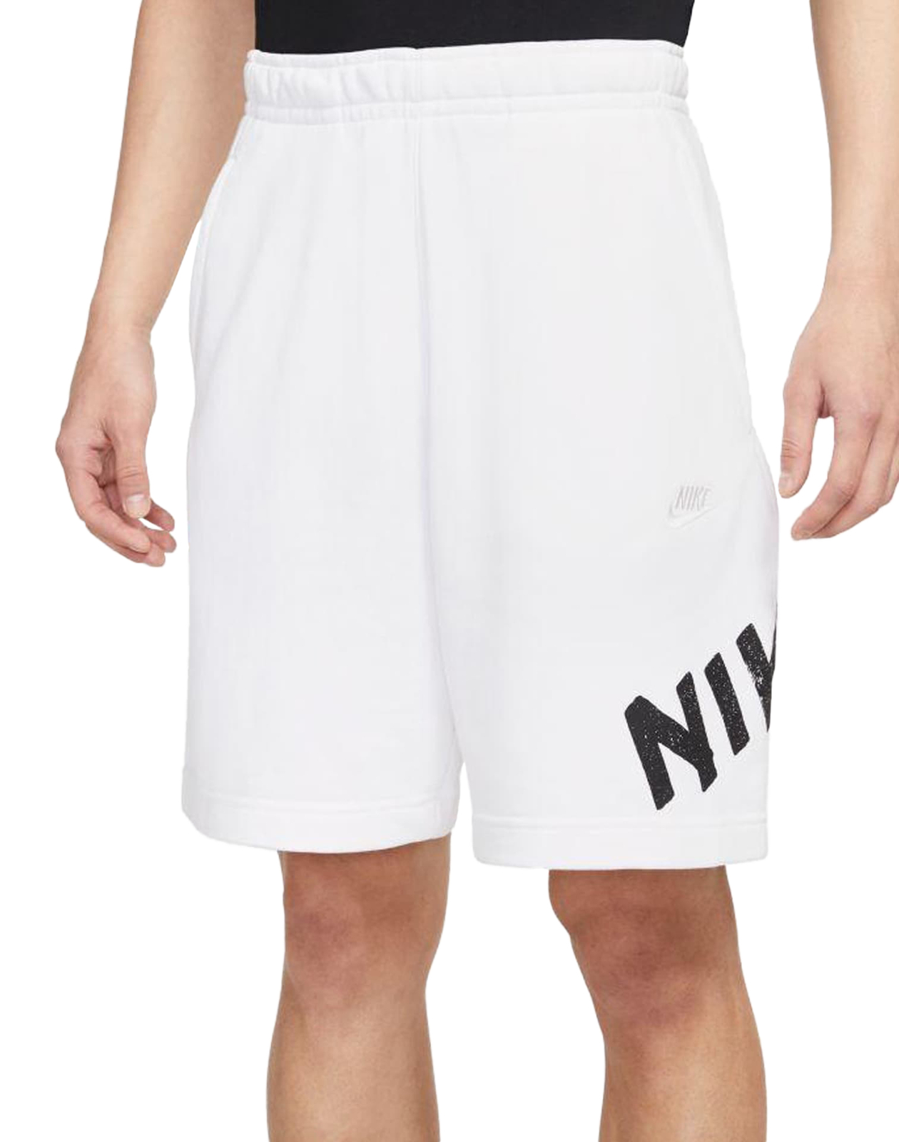 Men's Nike White Club French Terry Shorts eBay