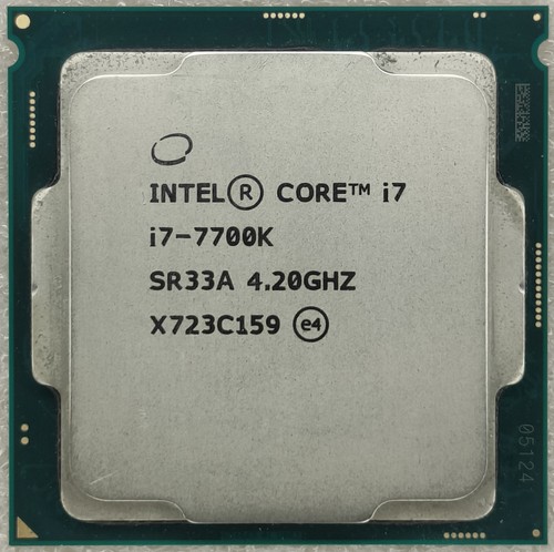 Intel Core i7-7700K SR33A Quad Core 4.2GHz 8MB LGA1151 Desktop CPU - 第 1/3 張圖片