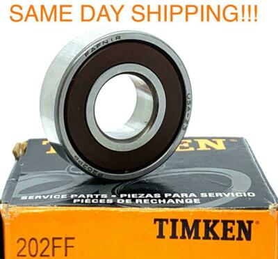 Clutch Pilot Bearing 202FF Timken USA 15x35x11 SAME DAY SHIPPING 6202 2RS 6202RS