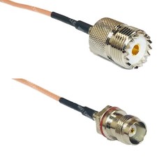 RG316 SO239 UHF Female to TNC Female Small Bulk RF Cable Rapid-SHIP LOT