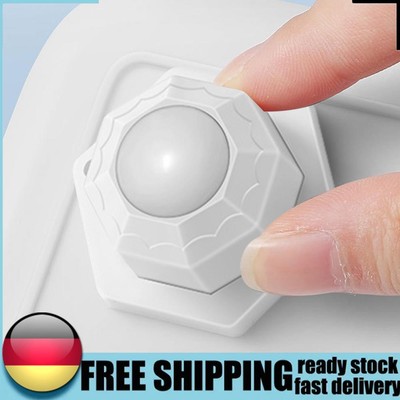 4pcs Caster Wheels Sticky Roller Wheel for Small Furnitures (White rubber ball)