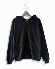Dickies Men's Black Full Zip Hooded Hoodie w/ Pockets Size M