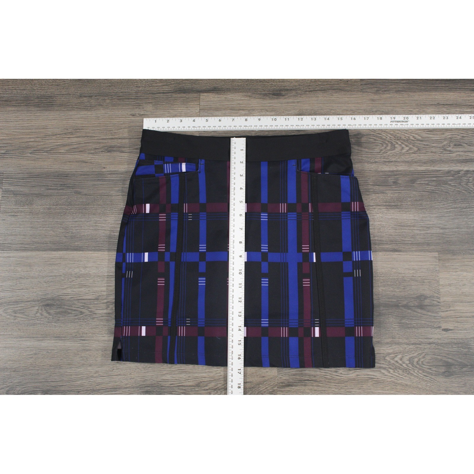Adidas Golf Skort Pull On Plaid Athletic Performance Skirt XS thumbnail 2