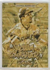 2017 Topps Fire Monikers Gold Minted Brooks Robinson #M-7 HOF 2he