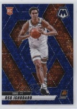 2024-25 Panini Mosaic Rookies Fast Break Blue Prizm 21/85 Oso Ighodaro #221 0m89