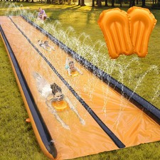 Slip and Water Slide for Kids and Adults Extra Long Water Slides for Backyard