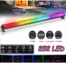 1-4PCS RGB 252 LED Wall Washer Light Bar DMX Stage DJ Disco Party Beam Lighting