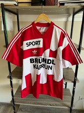 Adidas Template 1990s Football Shirt Vintage Soccer Jersey Red/White size L
