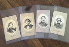 CIVIL WAR CONFEDERATE CDV LOT STEPHENS BEAUREGARD JOHNSTON DAVIS PHOTOS