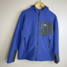 The North Face Boys Chimborazo Blue Fleece Sherpa Lined Hoodie Size M 14/16