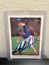 Mark Grudzielanek 1995 Topps Traded ROOKIE AUTO BASEBALL #73T Montreal Expos