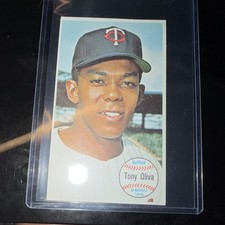 Topps Tony Oliva #44 Minnesota Twins MLB Baseball Rookie Vintage Trading Card. rookie card picture